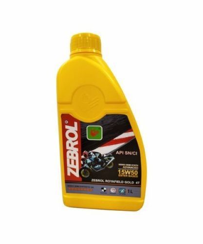 Precise Formulation Zebrol Royafield Gold 4T Motor Oil With High Mechanical And Thermal Stability Application: Automobile