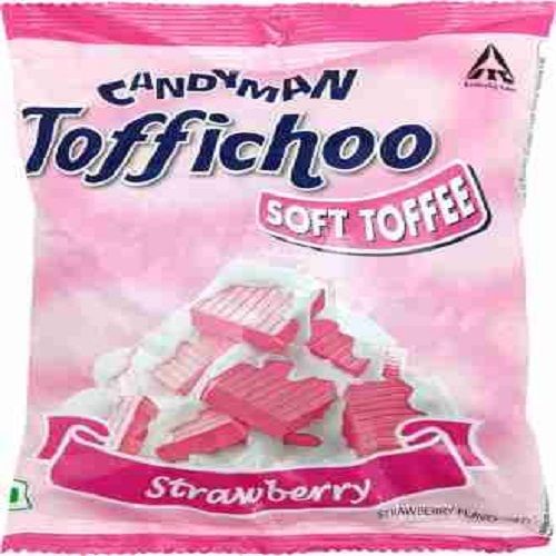 Solid Strawberry Flavor Candyman Toffichoo Soft Toffee For Kids Fat Contains (%): 76 Percentage ( % )