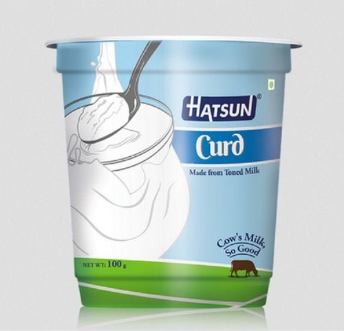 100% Pure Hatsun Curd Of 100gms Cup with High Calcium and Protein