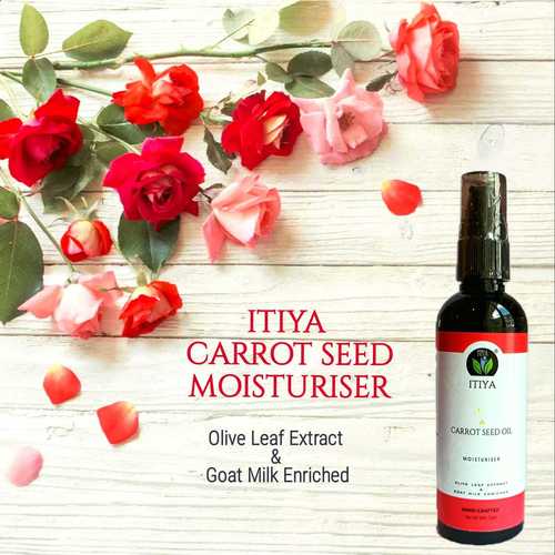 Carrot Seed Moisturizers With Oliev Leaf Extract And Goat Milk Enriched Ingredients: Herbal