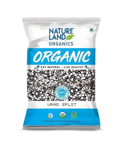 Healthy And Nutritious Organic Natureland Organics Urad Chilka Split (500 Gm)