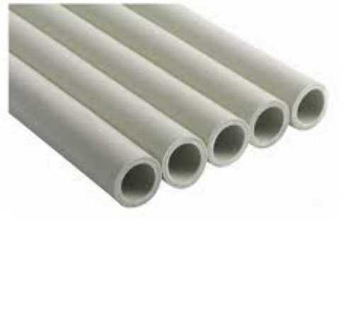 Plastic Industrial Use Leak Proof White Round Shape Pp Pipes, 10-15 Meter