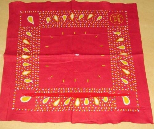 Ladies Skin-Friendly And Lightweighted Red Printed Pure Cotton Bandana