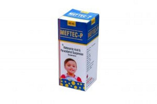 Meftec-P Mefenamic Acid And Paracetamol Pediatric Oral Suspension