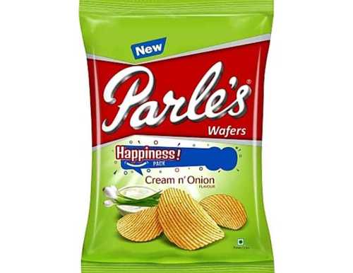 Parle Crispy and Tasty - Cream 'N' Onion Flavors, 27 G Potato Chips