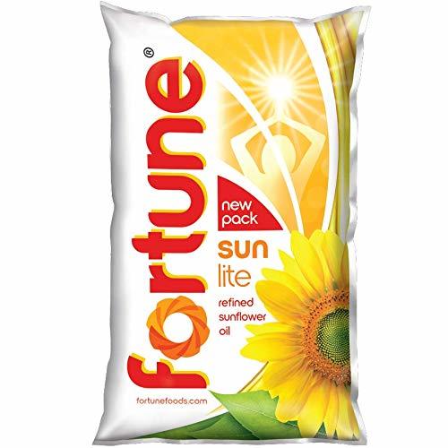Pure And Nutrient Rich Fortune Sunlite Refined Sunflower Oil 1Liters