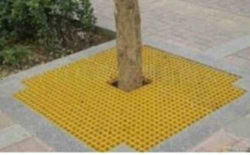 Rectangle Rectangular And Square Shape Yellow Colour Frp Grating For Domestic Use