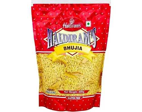 Salty And Spicy Taste Haldirams Bhujiya Namkeen 400 G Pouch Shelf Life: 2-6 Months