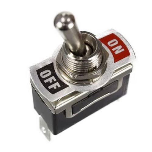 Stainless Steel Manual Toggle Switch For Industrial Uses (Black)