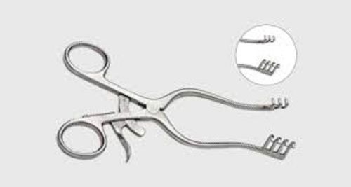 Stainless Steel Retractors 5.5 Inch Blunt 3x4 Teeth Grip Lock Ring Handles