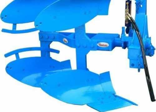 Blue Coated Agriculture Hydraulic Reversible Plough, Extra Heavy Baled And Bar Point