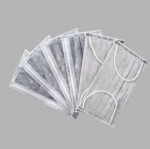 Disposable White Color 3 Ply Surgical Mask With Elastic Ear Loops Age Group: Adults