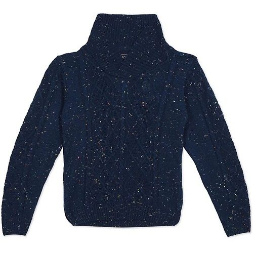 Full Sleeves Blue Color Winter Wear Boys Sweater For Casual Wear