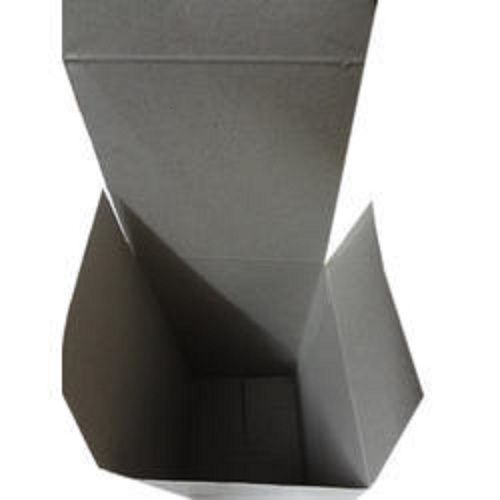 Grey Color Square Die Cut Cake Corrugated Box For Food Packaging