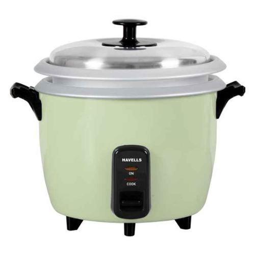 Havells Eeaso 1.8L 700W Green Rice Cooker with 2 Bowl