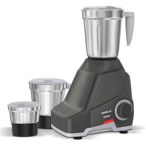 Havells Genie 500W Dark Grey Mixer Grinder With 3 Jars