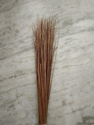 प्लास्टिक सामग्री के हैंडल और वजन 450 ग्राम के साथ प्राकृतिक नारियल स्टिक ब्रूम का उपयोग करना आसान है