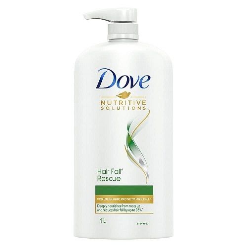 White Nice Fragrance Dove Nutritive Solutions Hair Fall Rescue Shampoo (1 Ltr)