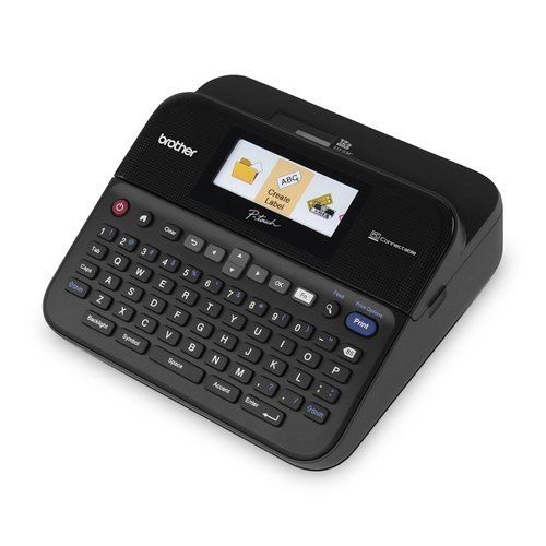 P Touch Label Printer - ABS Plastic, USB & Wifi Connectivity, 3.5-36mm Tape Widths | Fast Print Speed, High Quality Labels, LCD Backlight Display, Auto Cutter