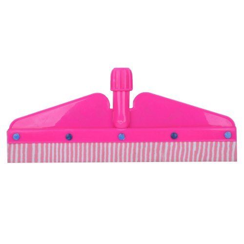 Easy To Use Plastic Floor Wiper Blade With Size 16 Inch And Rubber Blade, Pink Color