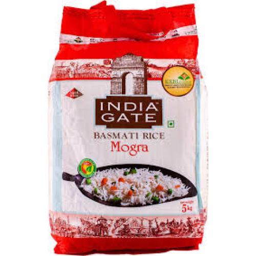 100% Pure And Organic, Medium Grain, India Gate White Basmati Rice, 5 kg