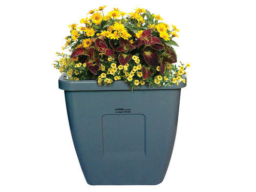 14 Inch Square Self Watering Neck Flower Pot