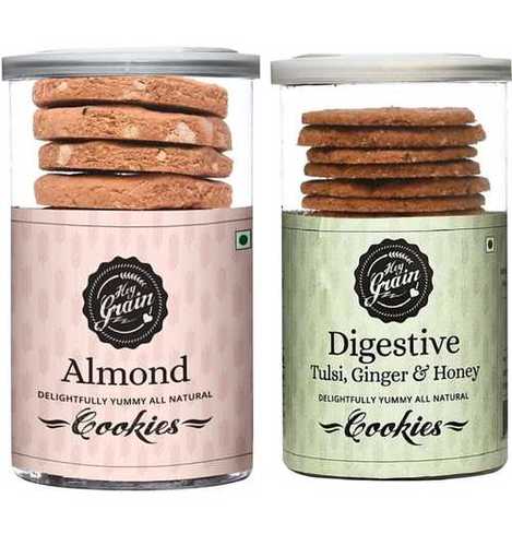 Delightfully Yummy All Natural 100% Fresh Hey Grain Ragi And Oats Cookies Calories: 389