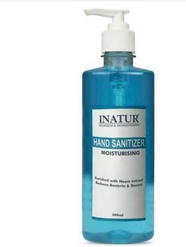 Inatur Moisturizing Hand Sanitizer, Kills 99.9% Of Germs, Pack Size 500 ml