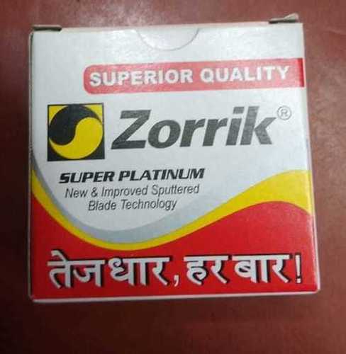 New and Improved Sputtered Zorrik Shaving Blades for Hair Removal