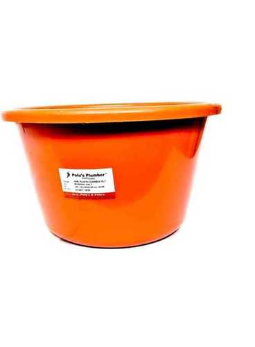 Orange Color Plastic Tubs For Washing Dishes, Cleaning Floor, Drink Transporter Length: 1220 Millimeter (Mm)