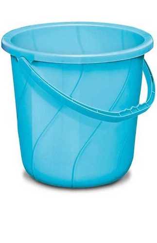 Portable, Light Weight, Blue Color Plastic Bucket With Agreeable Handle Storage Basket