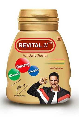 Revital H For Men With Multivitamins And Natural Ginseng Capsules