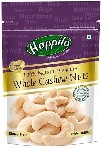 Rich In Vitamins Gluten Free Happilo 100% Natural Crunchy Whole Cashew Nuts (200g)