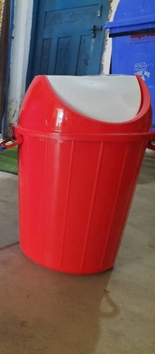 Sturdy Design Scratch Resistant Crack Proof Leak Resistance Red Dustbin (20 Ltrs) Application: Home