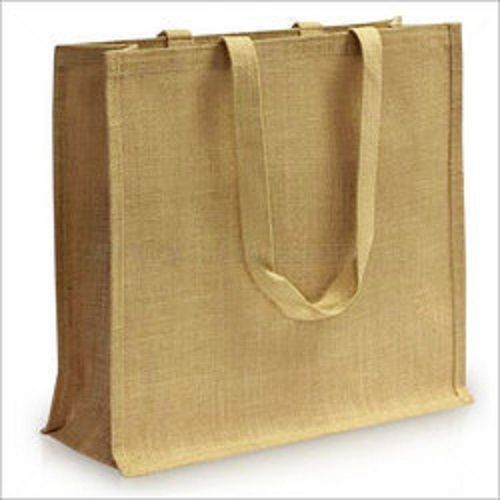 Brown Very Spacious, Designer Jute Grocery Bags With High Weight Bearing Capacity