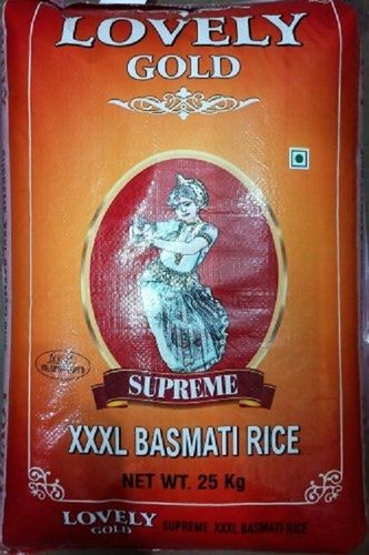 Basmati Rice For Cooking, Food, Human Consumption, Net Wt 25 Kg From Bag