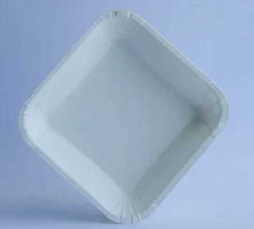 व्हाइट बायोडिग्रेडेबल और कम्पोस्टेबल पेपर प्लेट/पार्टी के लिए डिश