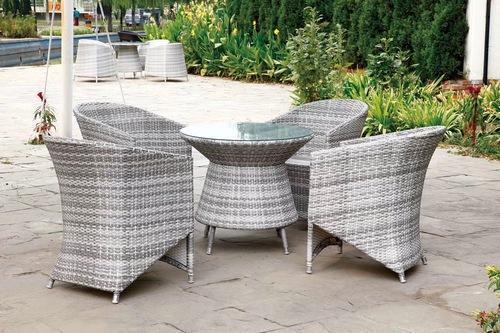 Customize Size And Color Garden Outdoor Table Chair Set For Outdoor Use No Assembly Required