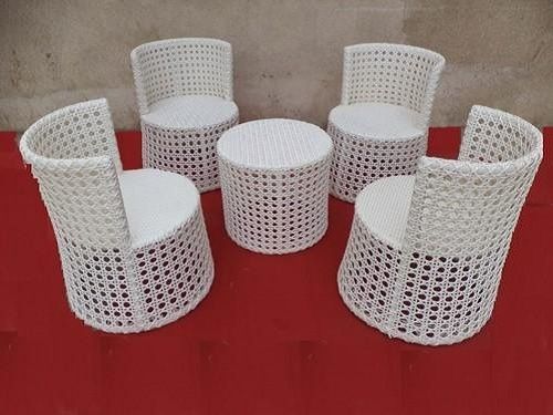 Customize Size And Color Garden Table Chair Set For Outdoor Use, 5X5 Size No Assembly Required