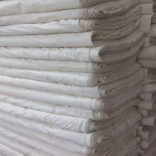 White Durable And Ultra Comfortable Plain Grey 100% Pure Cotton Fabric