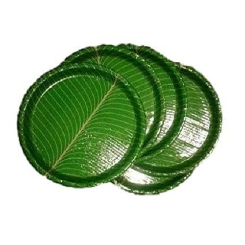 Eco Friendly Disposable Thali Banana Leaves Paper Plates Size: 3 Inch