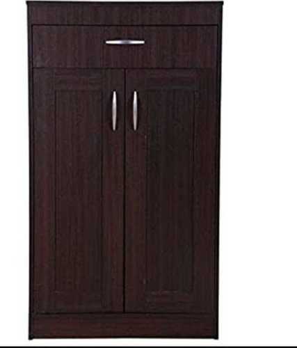 Hard Structure Non Breakable Dark Brown Polished Modern Wooden Almirah  Home Furniture