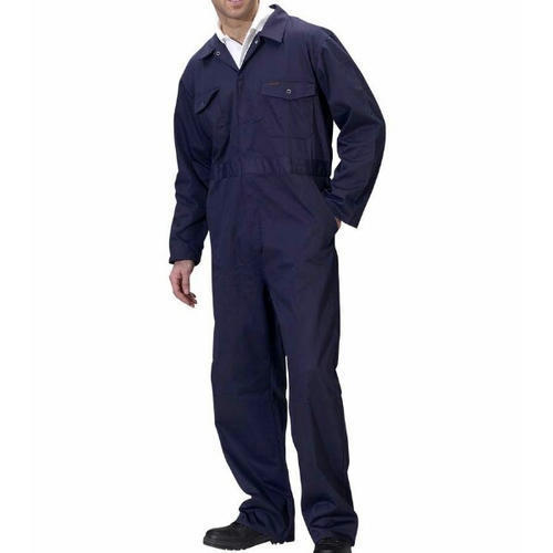 Vblue Non Woven Full Sleeve Safety Boiler Suit For Industrial And Constructional Use 