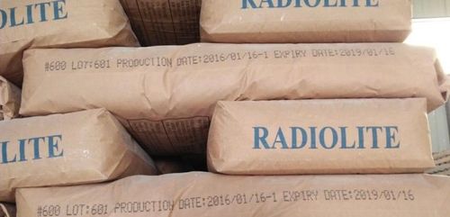 Whte Radiolite 600 Diatomaceous Earth Powder With Less Than 4% Moisture And Loss On Ignition 0.2%