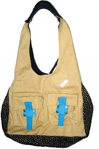 Comes In Various Colors Very Spacious And Light Weight, Attractive Canvas Bag With Zipper Closure Style