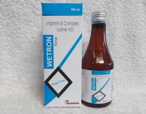 Liquid Vitamin B Complex Lysine Hcl Syrup