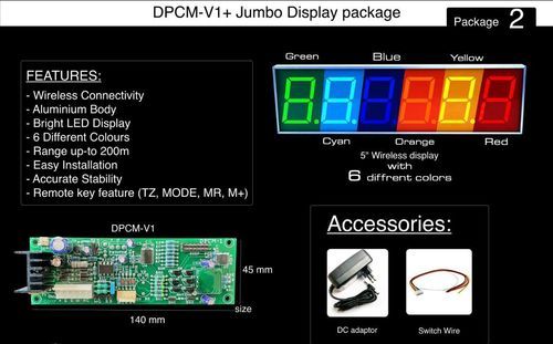 Wireless Pocket Display With Dpcm-V1 (Wireless Motherboard) With 4 Wireless Opeation Application: Induatrial