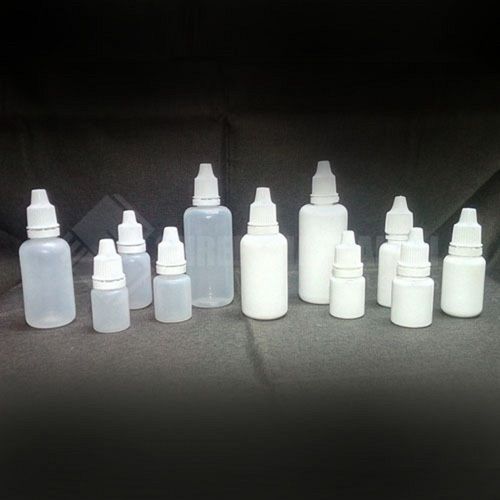 5 To 350 Ml Capacity Milky White/Transparent Sterilized Plastic Dropper Bottle Capacity: 5-350 Milliliter (Ml)