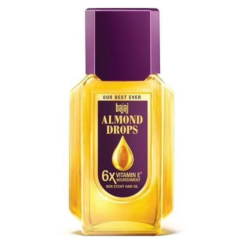 Bajaj Almond Drops 6x Vitamin E Nourishment Non Sticky Hair Oil