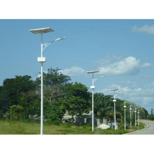 Polycrystalline Silicon Ceramic 24W Led Solar Street Light With Rust Proof Powder Coating